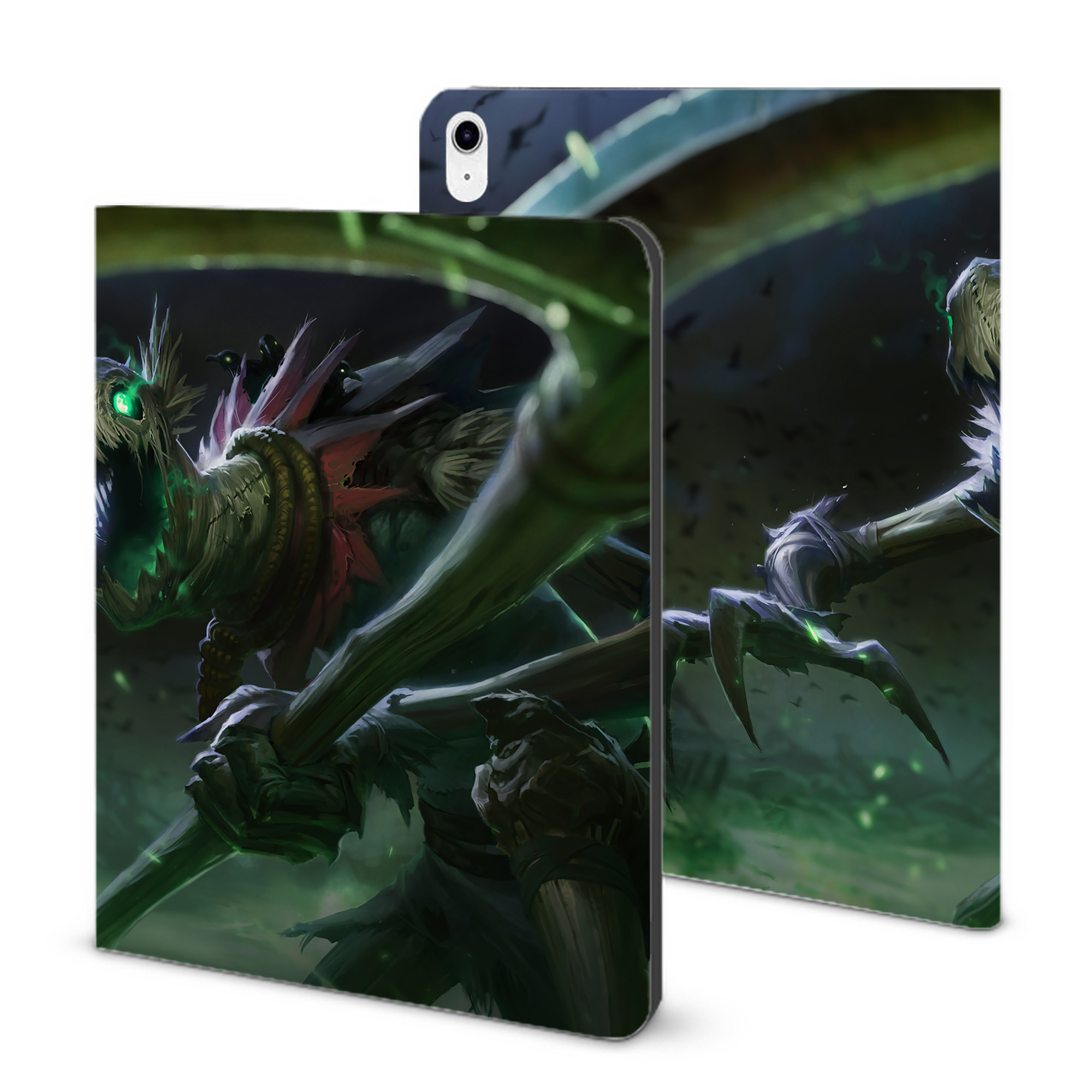 （画像用） リーグ・オブ・レジェンド League of Legends LOL IPad ケース ブック型 PUレザー TPU 耐衝撃 軽量 薄型 ペン収納なし 全面保護 IPad 各モデル対応